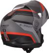 LS2 FF908 STROBE II-06 MONZA výklopná helma matná černá/šedá/červená vel.M